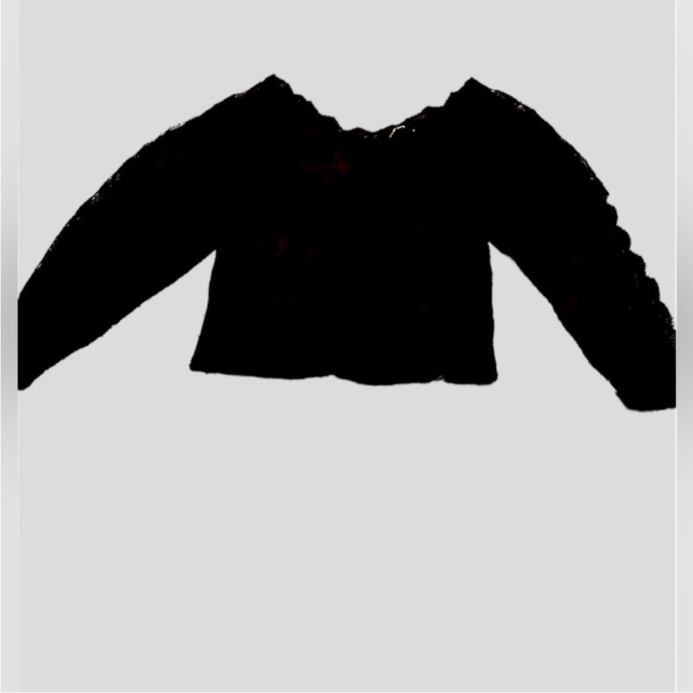 size M/L black v-neck eesome super soft sweater